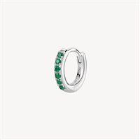 Einzelner Ohrring Brosway Dame FANCY LIFE GREEN in Silber Zirconia FLG80